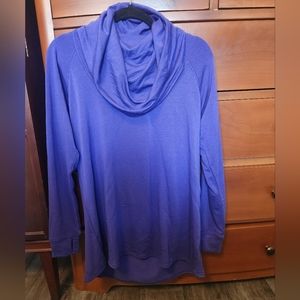 Cowl neck tunic top